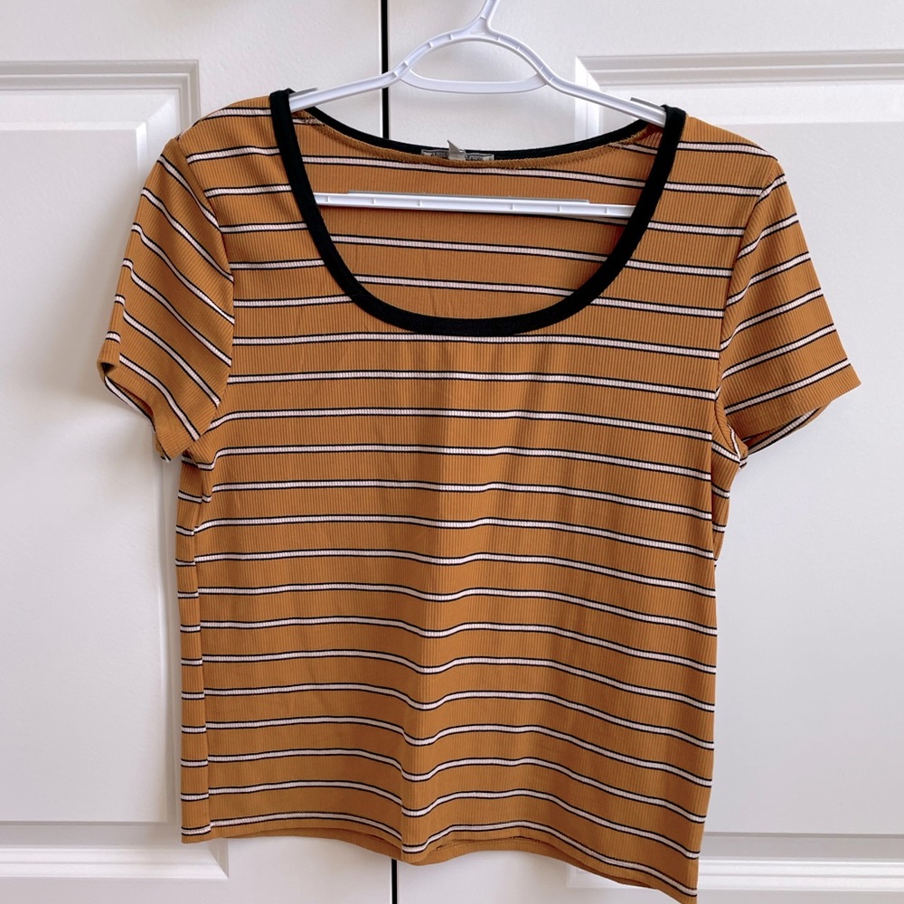 Striped Yellow Tee